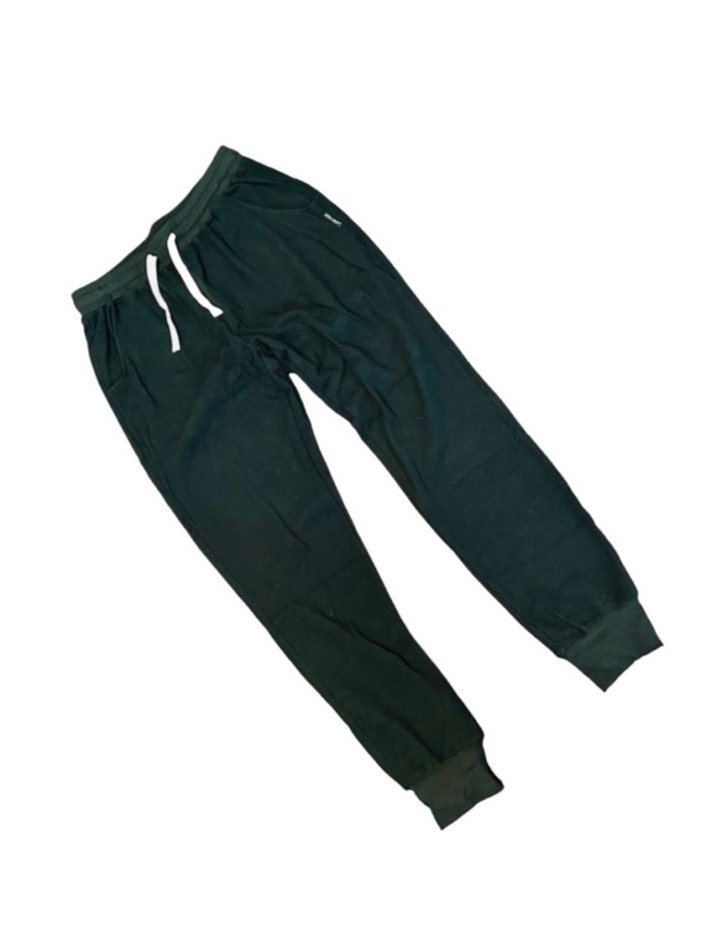 Little Bipsy Unisex LB Adult Black Waffle Jogger Size Large NEW